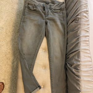 American Eagle Grey skinny denim